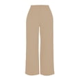 thumbnail image 1 of Pantalón George para Dama, Amplio con Pinzas Piel T EEG, 1 of 4