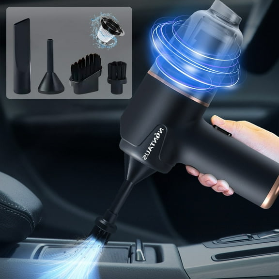 UNLLLL Car Wireless Vacuum Cleaner Powerful High Power Large Suction Mini Handheld Car Home Indoor, for Room, Bedroom, Desktop
