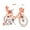 Peach, variant on Glerc Maggie 20 Inch Girls Bike Ages 7 8 9 10 11 12 13 Years Old Kids Bicycle Princess Style with Doll-Seat & Basket & Kickstand & Bell for Birthday, Pink and White