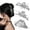 #7, variant on Set of 4 Gothic Spider Web Skeleton Skull Hair Claw Clips, Heavy Duty Metal Large & Medium Hair Barrettes for Women Girls Thick Thin Hair, Headband Styling Halloween Gift