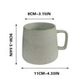 thumbnail image 2 of IPEWLEX Japanese Retro Style Ceramic Mug - 408g, Ergonomic Design, Insulated Coffee Cup for Home Use, 2 of 5