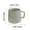 H, variant on Japanese Retro Style Ceramic Coffee Mug, Wide Mouth Insulated Cup for Home Office & Daily Use