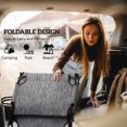 thumbnail image 4 of Outsunny Folding Lounge Chair with 4-level Reclining Back & Cushion, Black, 4 of 7