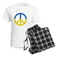 thumbnail image 4 of CafePress - Peace For Ukraine Lover I Stand With Ukrai Pajamas - Women's Short Sleeve Print T-Shirt and Pants Light Cotton Pajama Set, 4 of 7