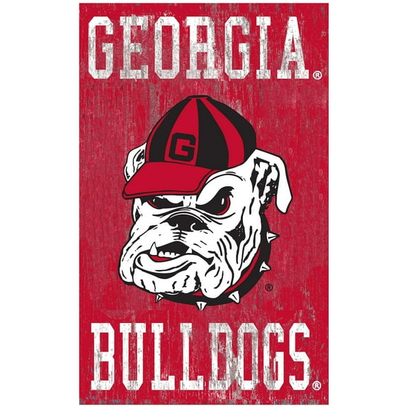 Georgia Bulldogs 11'' x 19'' Heritage Distressed Logo Sign