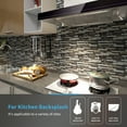 thumbnail image 2 of Art3d Peel and Stick Backsplash Tile Brown Mix Wall Tile 12 in. x 12 in. (6-Pack), 2 of 7
