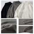 thumbnail image 3 of Autumn Winter Mens Casual Turtleneck Pullover Men's Long Sleeve Rollneck Sweater Korean Style Fashion Warm Knitted Sweater, 3 of 5