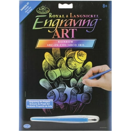 UPC: 0090672943903 | Rainbow Foil Engraving Art Kit 8 X10 -Clownfish