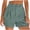 Green, variant on Yievot Linen Shorts for Women Casual Elastic High Waist Zipper Button Tailored Shorts Pleated Summer Beach Vacation Clothes