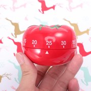 Kitchen Tomato Timer Alarm Clock - Plastic Cooking Timer for Cooking, Baking, and Time Management