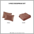 thumbnail image 5 of Regency Heights Quebec 3 Piece Bedspread Set Lightweight Reversible Bedding Set, Queen, Beige, 5 of 8