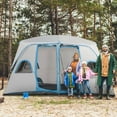 thumbnail image 2 of Outsunny Camping Tent Family Tent 4-8 Person with 2 Room and Mesh Windows, 2 of 10