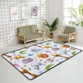 thumbnail image 4 of FREEAM Soft Foam Nursery Area Rugs Funny Baby Savanna Animals Elephant Non Slip Play Mats for Kids Boys Girls Playing Room Living Room80x58 inch, 4 of 6