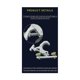 thumbnail image 5 of Ganchos de abrazadera plegables de aluminio Gancho colgante plegable para luz de escenario Carga 150 kg Tubo de armadura de 42-61 mm 230 W 7R/20 Plata, Plata, 5 of 5