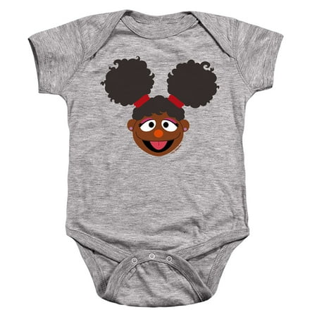 Sesame Street Gabrielle Face Unisex Infant Snap Suit for Baby (18 Months) Gabrielle Face