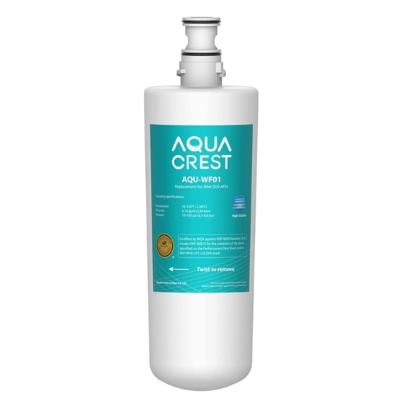 AQUA CREST 3US-AF01 Under Sink Water Filter, Replacement for Standard Filtrete® 3US-AF01, 3US-AS01, Aqua-Pure AP Easy C-CS-FF, WHCF-SRC, WHCF-SUFC, WHCF-SUF Water Filter, 1 Pack