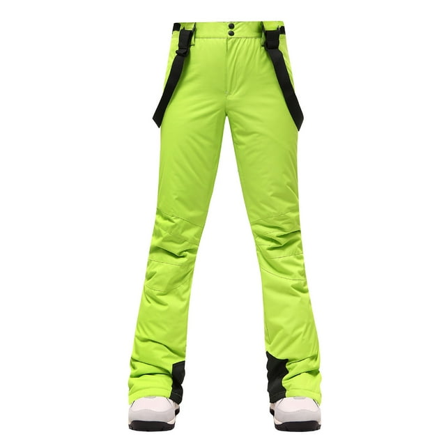 Pantalon de Neige pour Femmes Imperméable Isolé Femmes Imperméable Isolé Pantalon à Bretelles de Planche à Neige Salopette de Ski de Neige