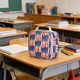 thumbnail image 4 of Bolsa de almuerzo Bento para primaria, bolsa de lonchera Oxford de tela impermeable con asa, gran capacidad para comidas escolares y picnics, 4 of 6