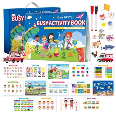 Educational Insights Bright Basics Busy Barn, Busy Board Playset ...