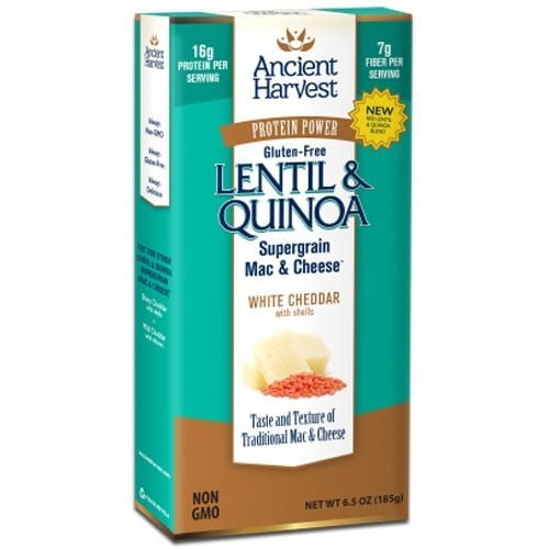 Ancient Harvest Lentil & Quinoa, White Cheddar, 6.5 Oz by Quinoa Corporation