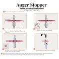 thumbnail image 4 of Ice Fishing Auger Stopper with Drill Bit Adapter (9"disc, fits up to 8" auger blades) for Cordless 20volt Lithium Battery Drills - Prevent Auger Blade from Slipping Beneath The Ice., 4 of 8