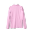 thumbnail image 2 of Lands' End School Uniform Girls Long Sleeve Feminine Fit Interlock Polo Shirt, 2 of 3