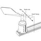 thumbnail image 4 of Sensor de Dirección del Viento ANGGREK Anemómetro Impermeable IP64 Preciso para Invernadero, 4 of 7