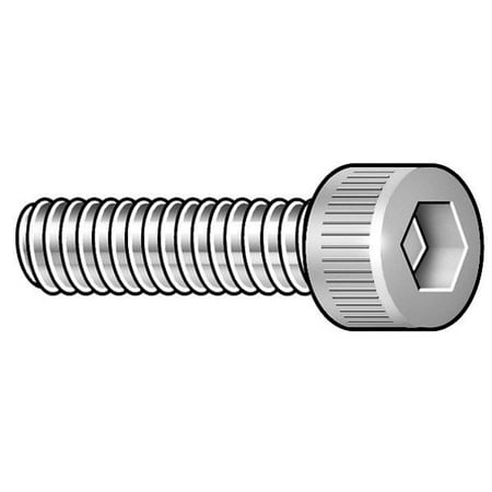

ZoroSelect #5-40 Socket Head Cap Screw Black Oxide Steel 1/2 in L 25 PK