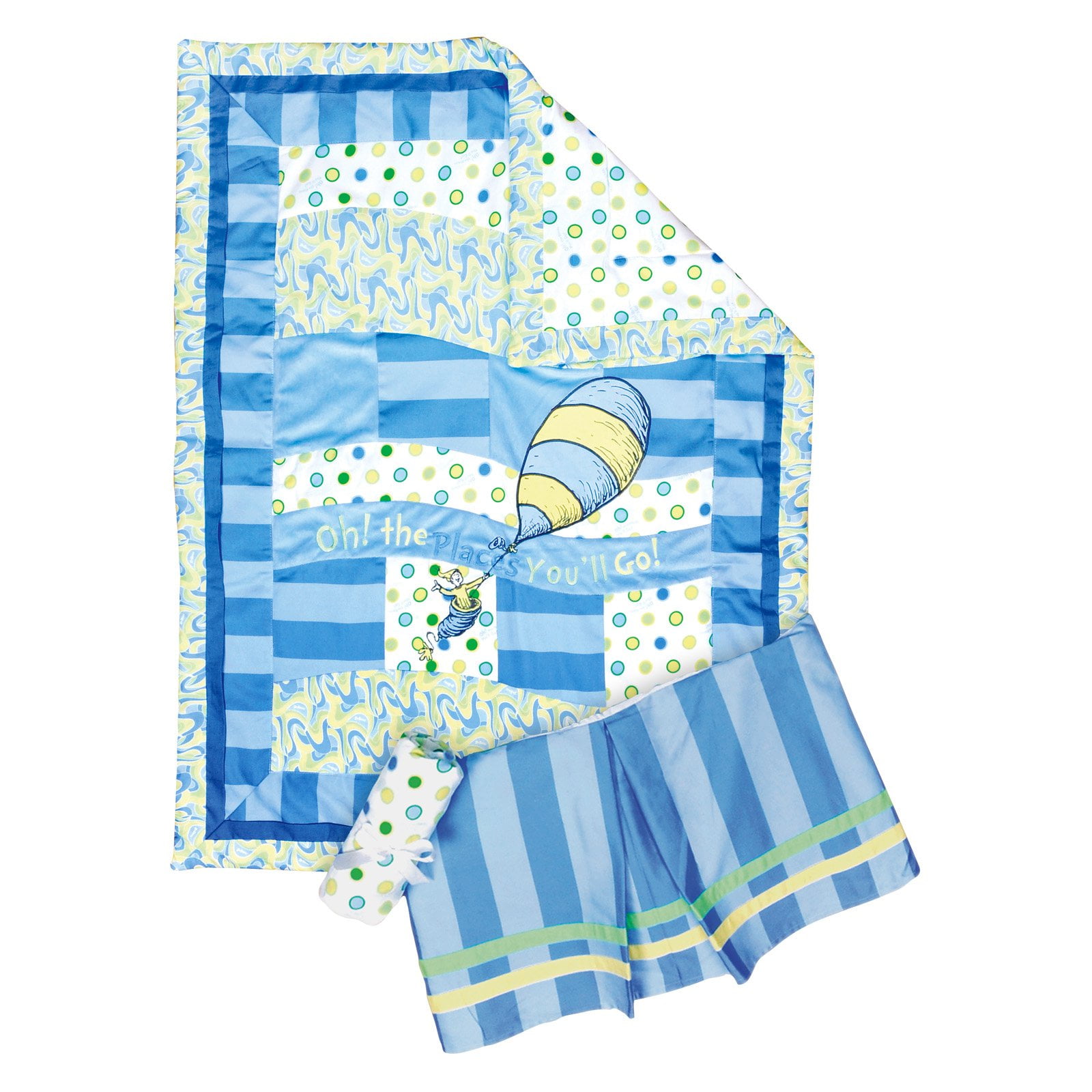 Trend Lab 3 Piece Crib Bedding Set Dr Seuss Blue Oh 44 The Trend Lab 3 Piece Crib Bedding Set Dr Seuss Blue Oh 44 The Places You 39 Ll Go Com