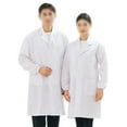thumbnail image 3 of White Lab Coat for Men and Women School Role Playing Food Coat, 3 of 9