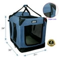 thumbnail image 2 of EliteField 3-Door Folding Soft Dog Crate with Carrying Bag and Fleece Bed (2 Year Warranty), Indoor & Outdoor Pet Home, 2 of 6