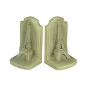 Zeckos Historical Wonders Collection Eiffel Tower Bookends Bookshelf Art