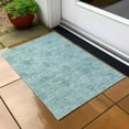 thumbnail image 6 of Addison Rugs Chantille Indoor/Outdoor Transitional Floral Teal Washable Rectangle Rug, 1'8" x 2'6", 6 of 6