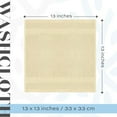thumbnail image 4 of Superior Hub Luxury Cotton Washcloths 13x13 Inch - 650 GSM Turkish Cotton | Hotel, Spa, Bathroom Face Towel | 12 Pack, Beige, 4 of 17
