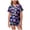a18-Blue, variant on KPOPLK Little Girls Pajamas Set Halloween Sleepwear Short Sleeve Button Down Silk Shirt and Shorts Sleepwear 2 Piece Kids Pjs 2-13Years,Size 10-11 Years