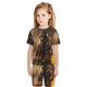 thumbnail image 4 of Balery Apocalyptic Skull Soldier Conjunto de Pijama Infantil de Manga Corta con Estampado – Ropa de Dormir de Algodón Suave-4X-Large, 4 of 4
