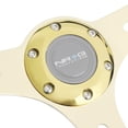 thumbnail image 5 of NRG Innovations NRG-STR-001CG NRG Innovations STR-001CG Steering Wheel Center Bolt-On Horn Button Ring Replacement Chrome Gold, 5 of 5