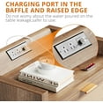 thumbnail image 3 of EDTara Night Stand Set of 2, Rattan Night Stand with Charger Station, 23.6" Wide Boho Bedside Table with 2 Drawers, Modern Larger Nightstand for Bedroom, Living Room Hallway, 3 of 7
