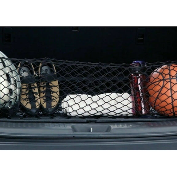 EACCESSORIES EA Rear Trunk Organizer Cargo Net for KIA Sorento 2011-2013 – Envelope Style Cargo Net for SUV – Premium Mesh Elastic Car Trunk Organizer Vehicle Carrier Storage – Compatible with Sorento