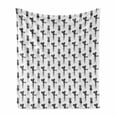 thumbnail image 1 of Camera Soft Flannel Fleece Throw Blanket, Old Fashioned Film and Movie Industry Devices Auteur Cinema Theatre Show, Cozy Plush for Indoor and Outdoor Use, 50" x 60", Dark Grey and White, by Ambesonne, 1 of 6