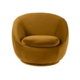 thumbnail image 5 of Better Homes & Gardens Mira Swivel Accent Chair, Ochre Velvet, 5 of 9