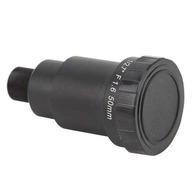 Lente de placa única de 50 mm, gran angular HD de 3 MP, interfaz M12, compatible con cámaras web de seguridad CCTV.