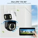 thumbnail image 2 of Cámara IP PTZ de 8MP y 4K con doble lente para exteriores, videocámara HD de 4MP con detección humana Ai, protección de seguridad, Wifi, CCTV, vigilancia iCSee, 2 of 3