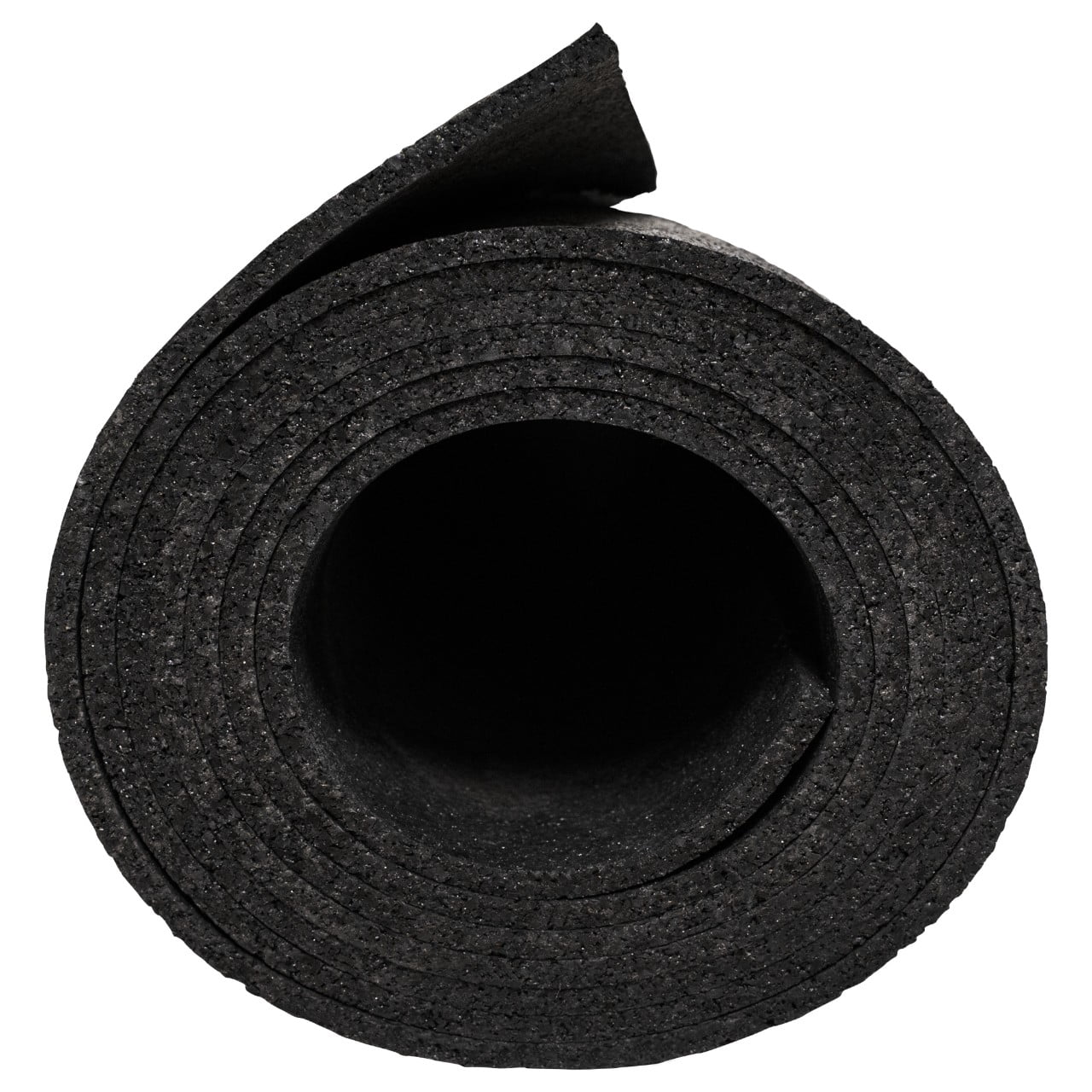 Aldhurst Black Rubber Utility Mat 36"x48" (0.24-inch Thickness 12 Sq ft) for Home, Garage, Gym Floor