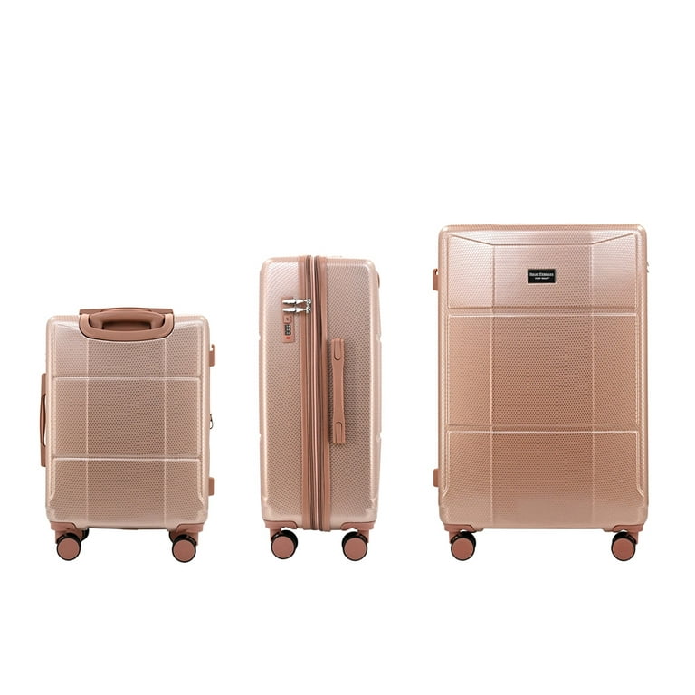 ISAAC MIZRAHI AERO 3-Piece Luggage Set – Lightweight Expandable