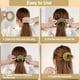 thumbnail image 4 of Pinzas para el cabello Accesorios para el cabello para mujeres y niñas Moño retráctil de terciopelo Garra fija Clip de cola de caballo retráctil retro estilo: estilo2;, 4 of 5