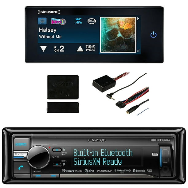 Kenwood CD Player Bluetooth USB SiriusXM Stereo Receiver With Sirius
