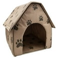 thumbnail image 1 of Maison pour Chien Portable Pliable Lit Chaud d'Hiver Nid Tente pour Chat Chiot, 1 of 3