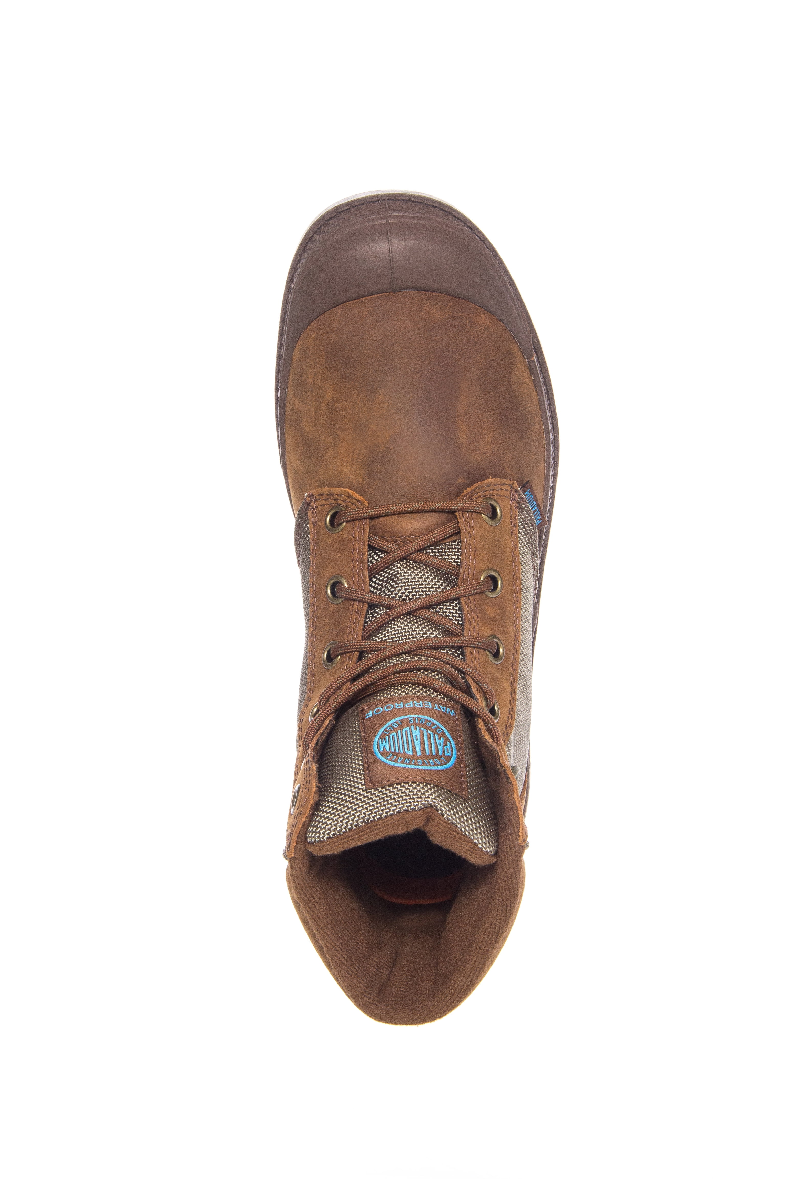 Palladium Pampa Sport Cuff Waterproof Men\'s Brown and Tan Boots Palladium Men Pampa Sport Cuff Wpn Boots Bridle Brown  main image 4