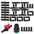 thumbnail image 2 of Irrigation Tee,34Pcs/Set Drip Irrigation Kit Garden Accessories Drip Irrigation Fitting Cutting-Edge Features, 2 of 14